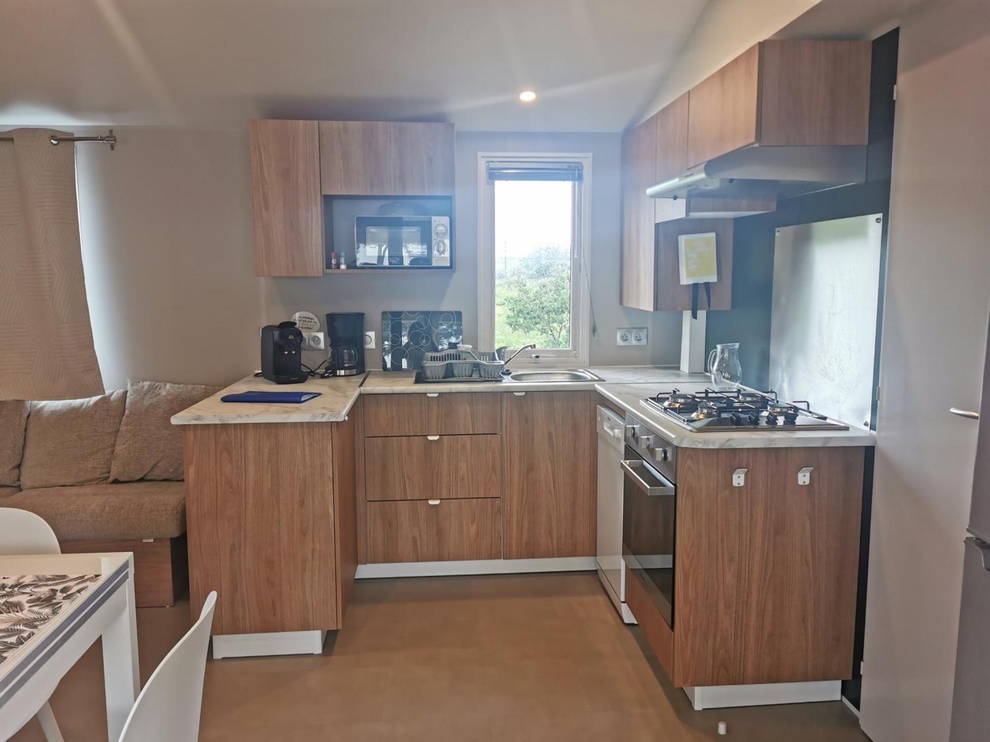 Mobilhome Vue Ocean La Costa Breizha Quiberon Exterior foto