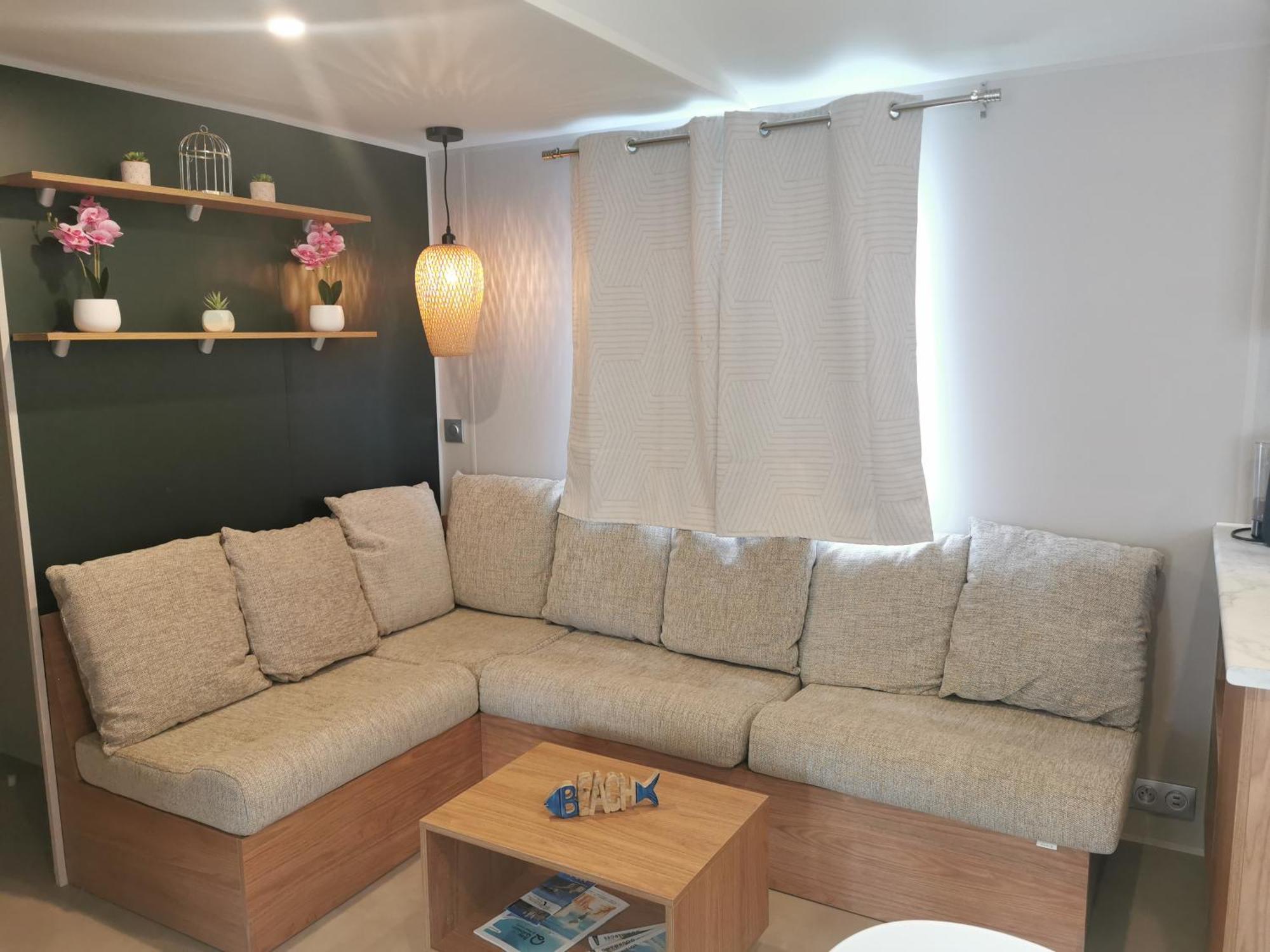 Mobilhome Vue Ocean La Costa Breizha Quiberon Exterior foto